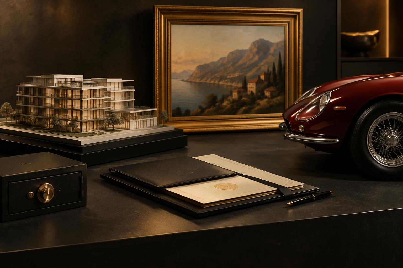 A curated collection of real estate, art, and collectible assets